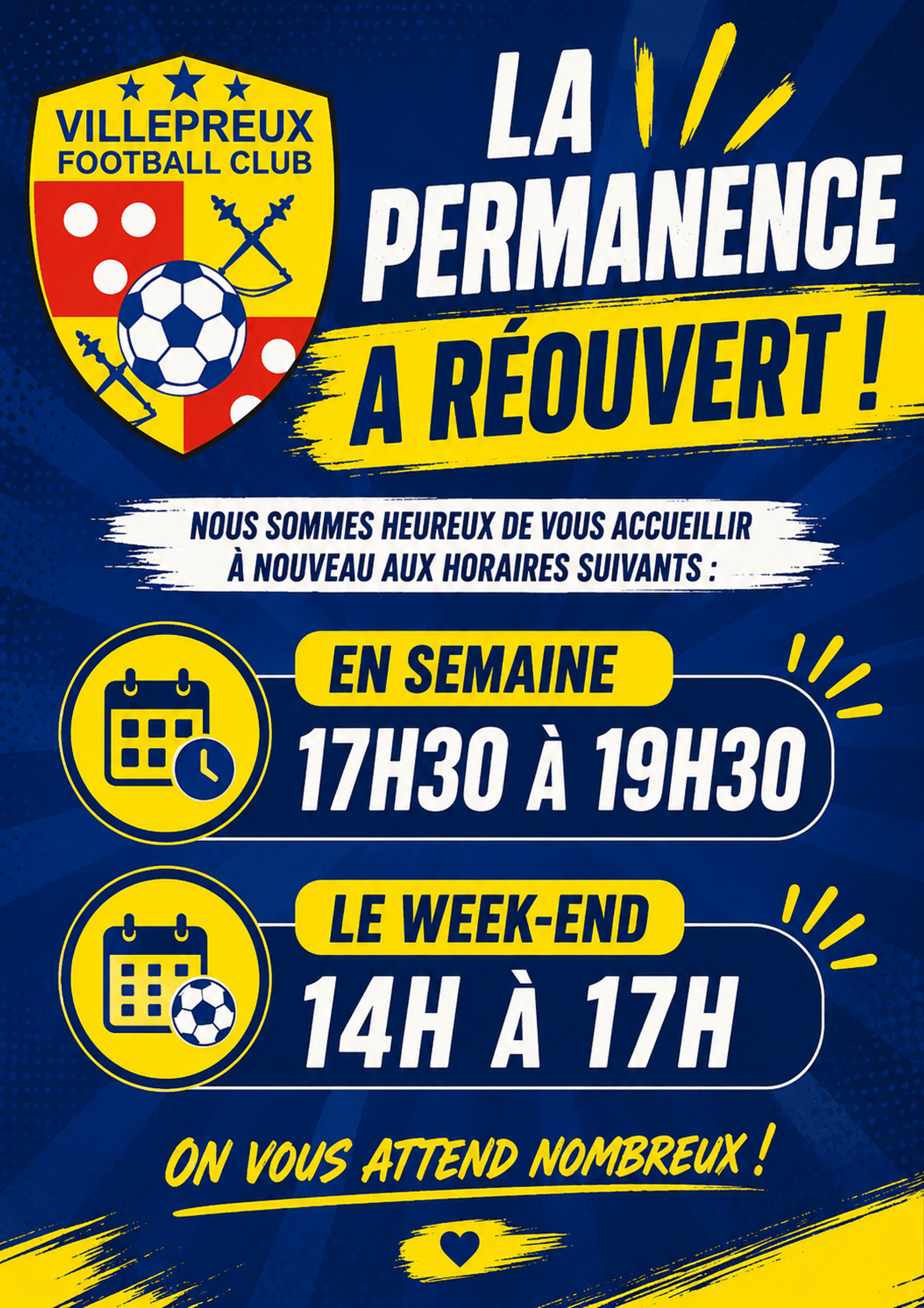 Réouverture des PERMANENCES